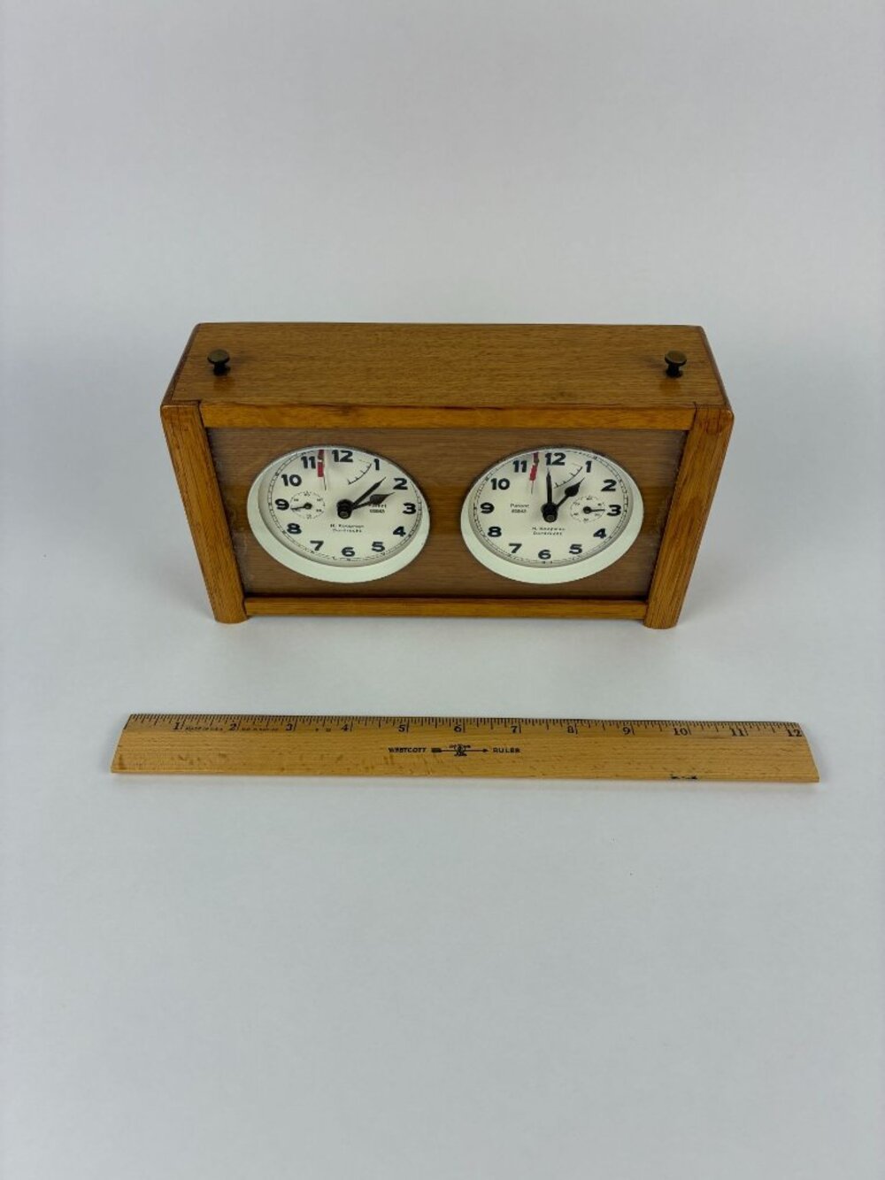 Vintage H. Koopman Dordrecht Chess Clock – Rare 1960 Mechanical Tournament Timer - Picture 2 of 16